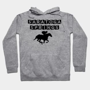 Saratoga Springs Horse Racing Hoodie